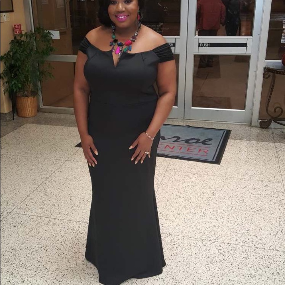 Black formal dress
